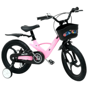 Bicicletă Glamvers Speed 16 16" Pink Black Metal / Pentru copii