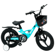 Bicicletă Glamvers Speed 214 12" Blue Black Metal / Pentru copii