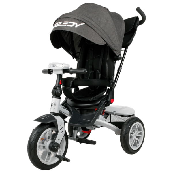 Triciclu Lorelli Speedy Air Black Aluminiu/ Pentru copii photo 1