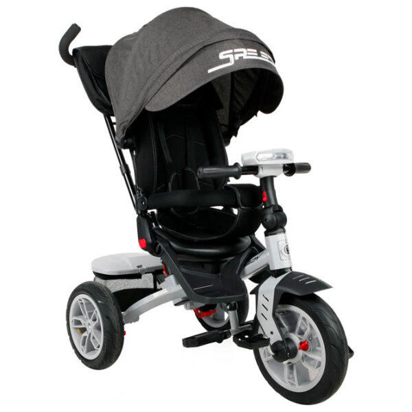 Triciclu Lorelli Speedy Air Black Aluminiu/ Pentru copii photo 2