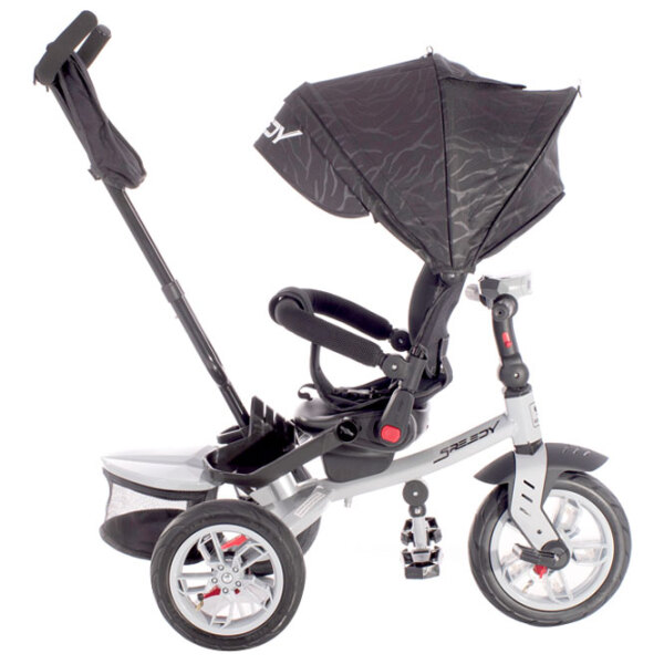 Triciclu Lorelli Speedy Air Black Aluminiu/ Pentru copii photo 4