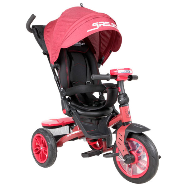 Triciclu Lorelli Speedy Air Red Aluminiu/ Pentru copii photo 2