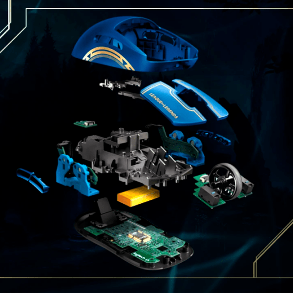 Mouse Logitech G Pro LOL Blue Fără fir / 25600 dpi photo 6