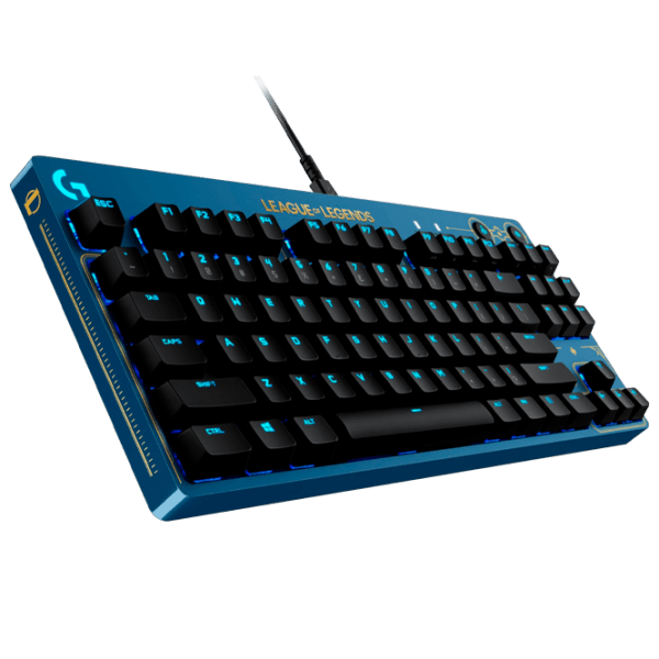 Клавиатура Logitech G Pro LOL Синий Игровой, Проводная photo 2