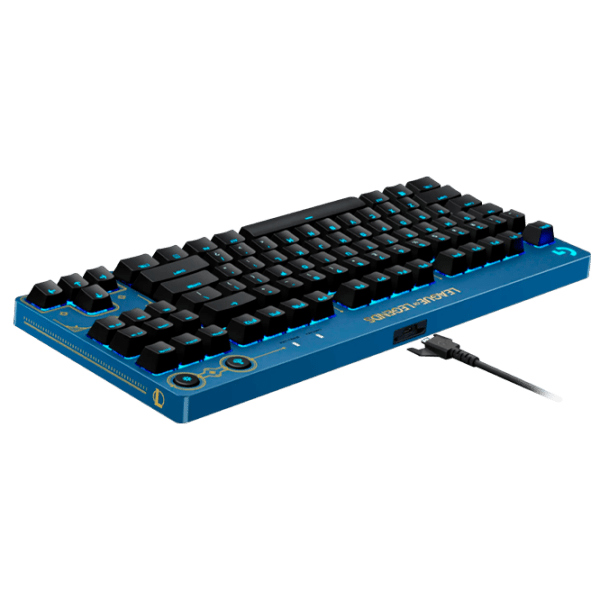 Клавиатура Logitech G Pro LOL Синий Игровой, Проводная photo 4