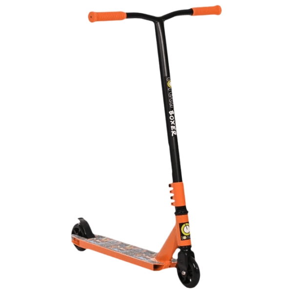 Детский двухколёсный самокат Lorelli Boxer (10390080003) Оранжевый 8 лет, 100 кг, Полиуретановые photo 1