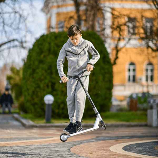 Детский двухколёсный самокат Lorelli Dexter (10390090001) Серый 8 лет, 100 кг, Полиуретановые photo 5