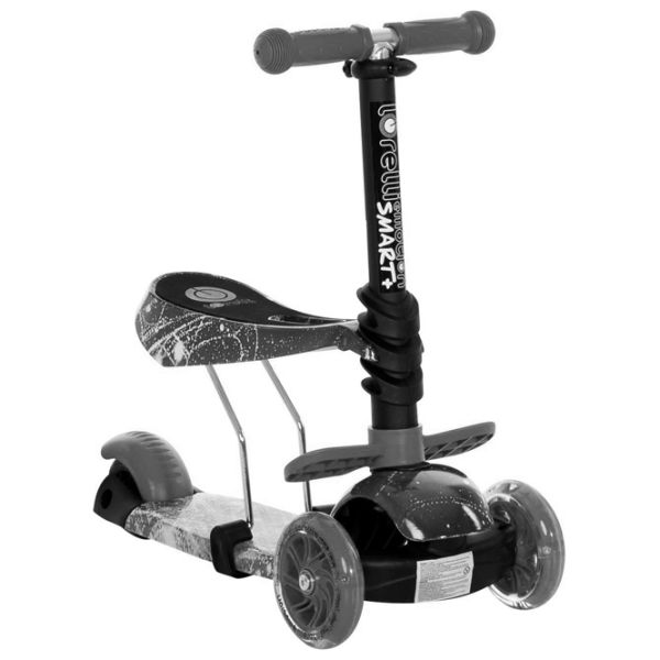 Trotinetă pentru copii cu trei roți Lorelli Smart Plus (10390030003) Blue 3 ani, 20 kg, Din plastic cu silicon photo 5