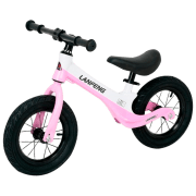 Bicicletă fără pedale Glamvers Orlan 12" Pink White Metal / Pentru copii