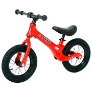 Bicicletă fără pedale Glamvers Orlan 12" Red Black Metal / Pentru copii