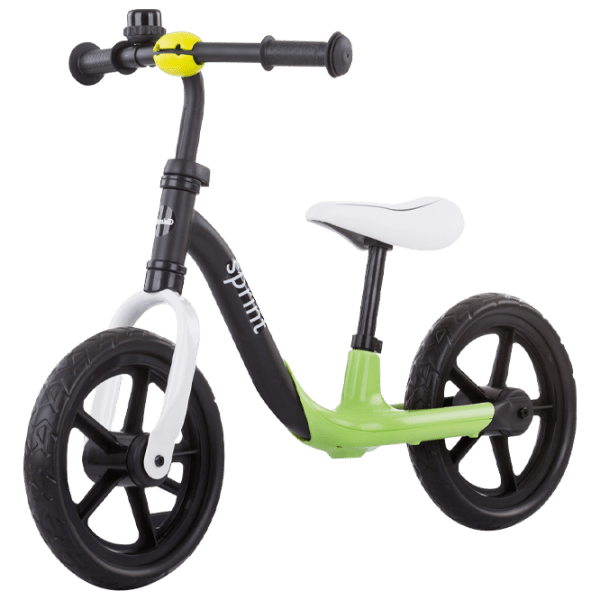 Bicicletă fără pedale Chipolino Sprint 12" Green White Metal / Pentru copii photo 1