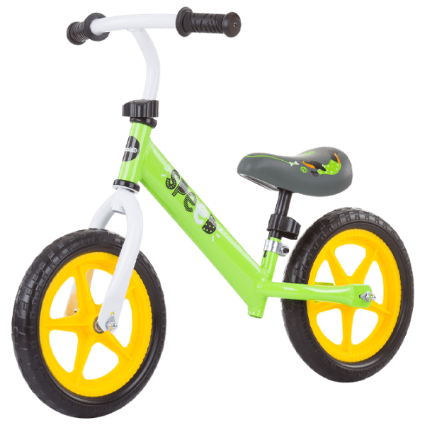 Bicicletă fără pedale Chipolino Speed 12" Green Yellow Metal / Pentru copii photo 1