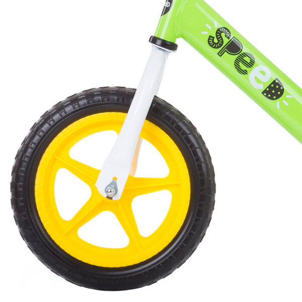 Bicicletă fără pedale Chipolino Speed 12" Green Yellow Metal / Pentru copii photo 3