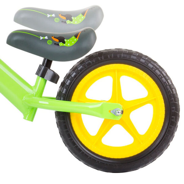 Bicicletă fără pedale Chipolino Speed 12" Green Yellow Metal / Pentru copii photo 4