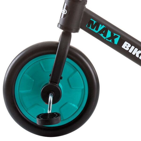 Bicicletă fără pedale Chipolino Max Bike 10" Mint Black Metal / Pentru copii photo 4