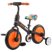 Bicicletă fără pedale Chipolino Max Bike 10" Orange Black Metal / Pentru copii