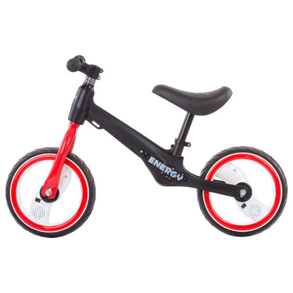 Bicicletă fără pedale Chipolino Energy 12" Red Black Aliaj de magneziu / Pentru copii photo 2