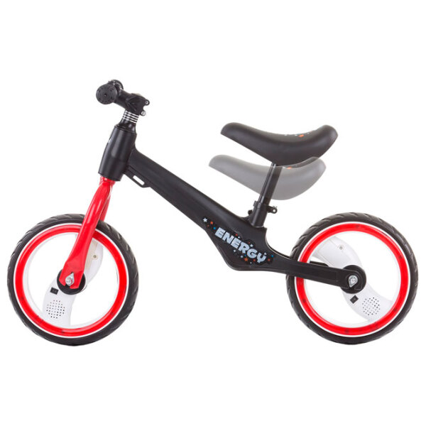 Bicicletă fără pedale Chipolino Energy 12" Red Black Aliaj de magneziu / Pentru copii photo 3