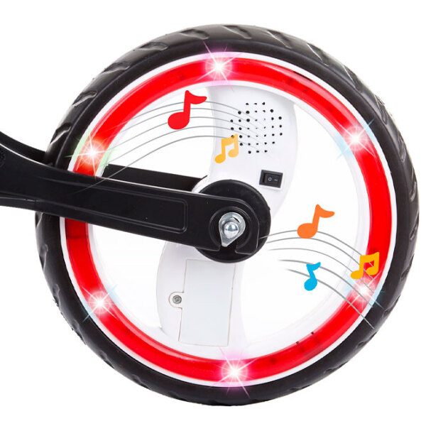 Bicicletă fără pedale Chipolino Energy 12" Red Black Aliaj de magneziu / Pentru copii photo 5