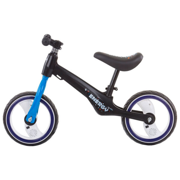 Bicicletă fără pedale Chipolino Energy 12" Blue Black Aliaj de magneziu / Pentru copii photo 2
