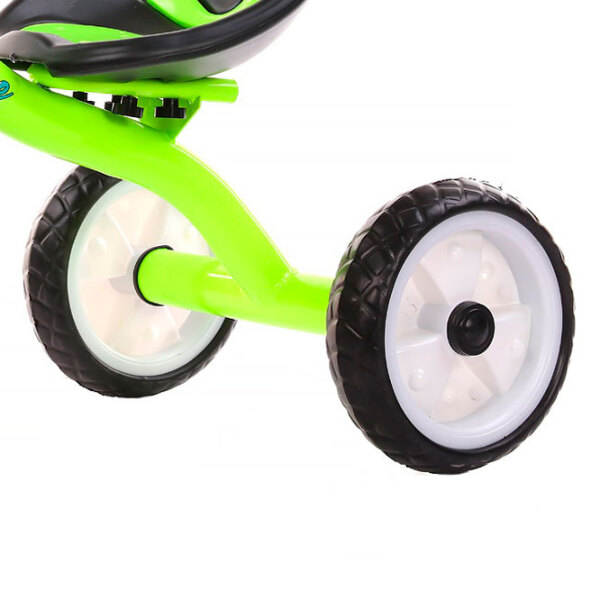 Triciclu Chipolino Strike Lime Metal/ Pentru copii photo 3