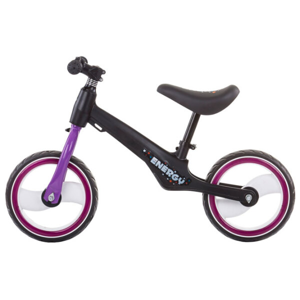 Bicicletă fără pedale Chipolino Energy 12" Purple Black Aliaj de magneziu / Pentru copii photo 2