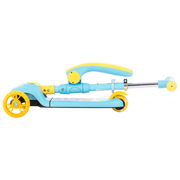 Детский трёхколёсный самокат Chipolino Neo Rider (3800931041908) Синий 2 года, 50 кг, Пластиковые с силиконом photo 3