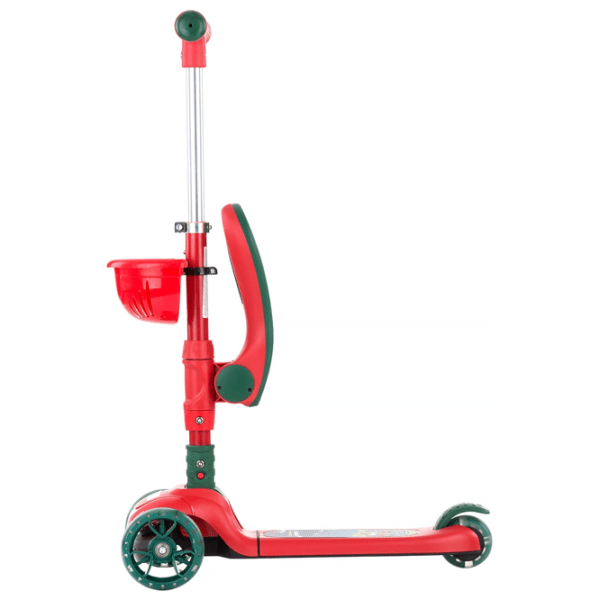 Детский трёхколёсный самокат Chipolino Neo Rider (3800931041922) Красный 2 года, 50 кг, Пластиковые с силиконом photo 2