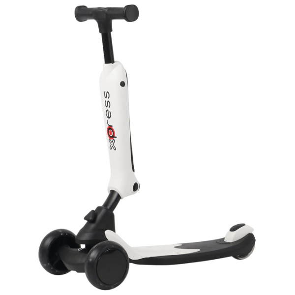 Детский трёхколёсный самокат Chipolino X-Press (3800931042097) Белый 1 год, 50 кг, Пластиковые с силиконом photo 4