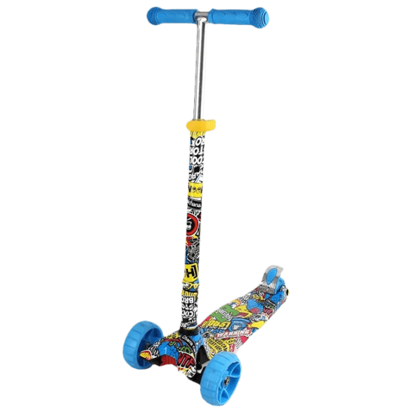 Детский трёхколёсный самокат Chipolino Croxer Evo (3800931037734) Синий 3 года, 50 кг, Пластиковые photo 1