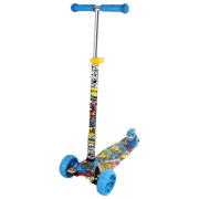 Детский трёхколёсный самокат Chipolino Croxer Evo (3800931037734) Синий 3 года, 50 кг, Пластиковые