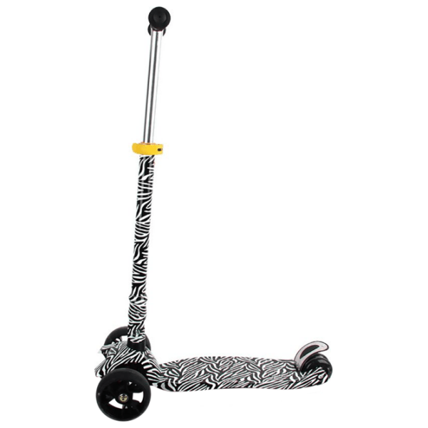 Детский трёхколёсный самокат Chipolino Croxer Evo (3800931037765) Черный 3 года, 50 кг, Пластиковые photo 2