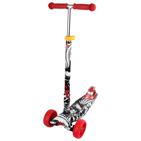 Детский трёхколёсный самокат Chipolino Croxer Evo (3800931037772) Черный 3 года, 50 кг, Пластиковые photo 1