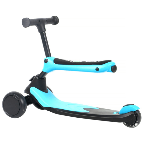 Детский трёхколёсный самокат Chipolino X-Press (3800931042110) Синий 1 год, 50 кг, Пластиковые с силиконом photo 2