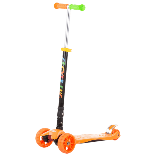 Trotinetă pentru copii cu trei roți Chipolino Croxer Evo (3800931044541) Orange 3 ani, 50 kg, Din plastic photo 1