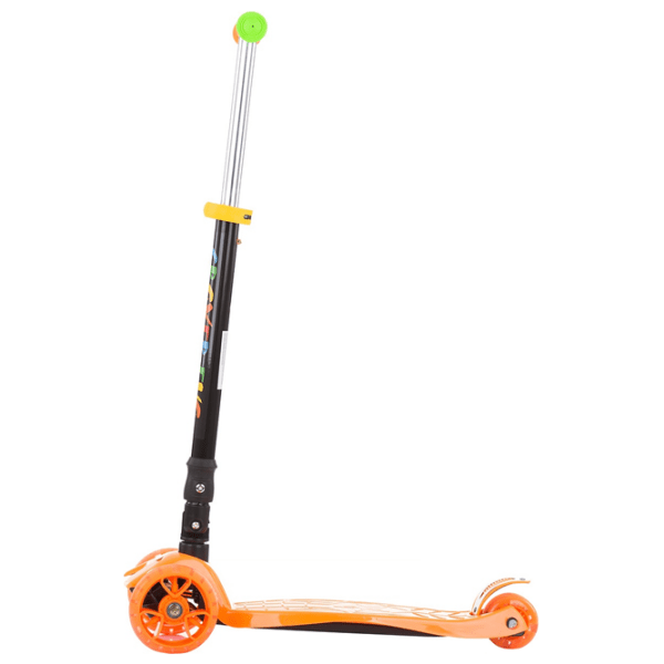 Trotinetă pentru copii cu trei roți Chipolino Croxer Evo (3800931044541) Orange 3 ani, 50 kg, Din plastic photo 2