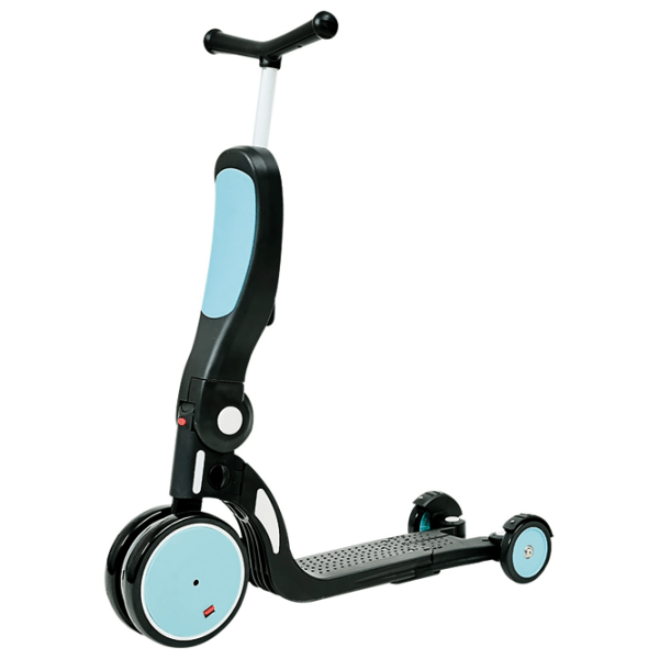 Детский трёхколёсный самокат Chipolino All Ride (3800931038977) Синий 3 года, 20 кг, Пластиковые с силиконом photo 4