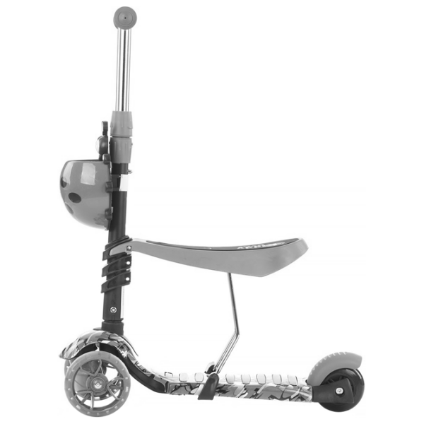 Trotinetă pentru copii cu trei roți Chipolino Kiddy Evo 2 in 1 (3800931037864) Blue 3 ani, 20 kg, Din plastic cu silicon photo 2