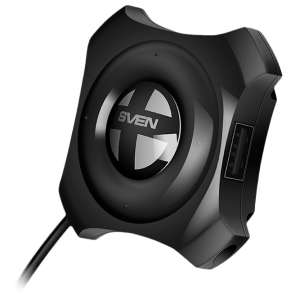 Adaptor Hub Sven HB-432 Black USB 2.0 photo 3