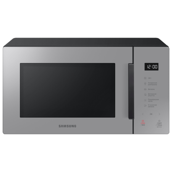 Cuptor cu microunde Samsung MS23T5018AG/ BW Gray Solo, 23 l, 800 W photo 1