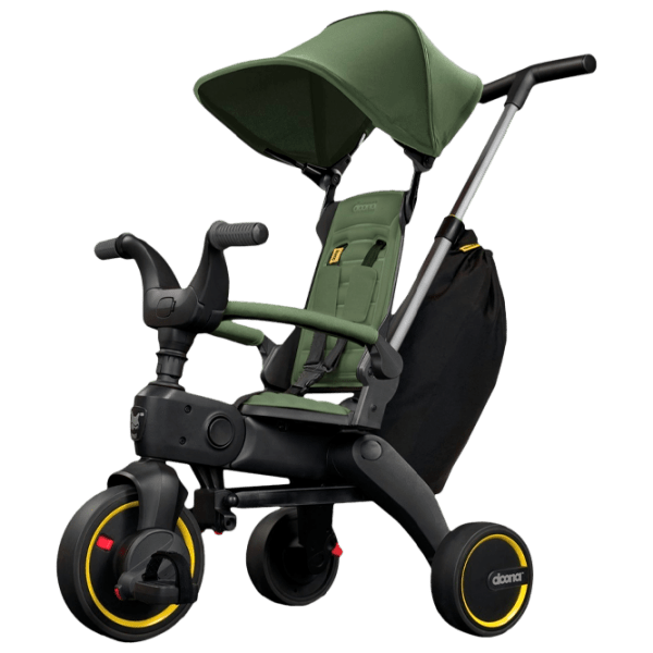Triciclu Doona Liki Trike S3 Green Metal/ Pentru copii photo 1