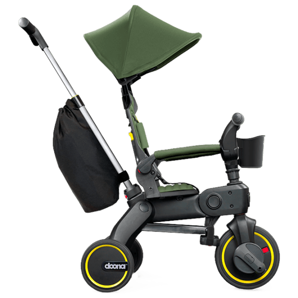 Triciclu Doona Liki Trike S3 Green Metal/ Pentru copii photo 2