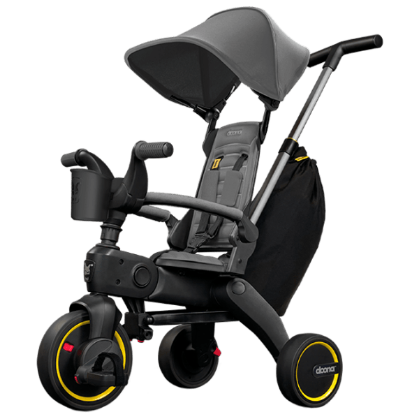 Triciclu Doona Liki Trike S3 Gray Metal/ Pentru copii photo 1