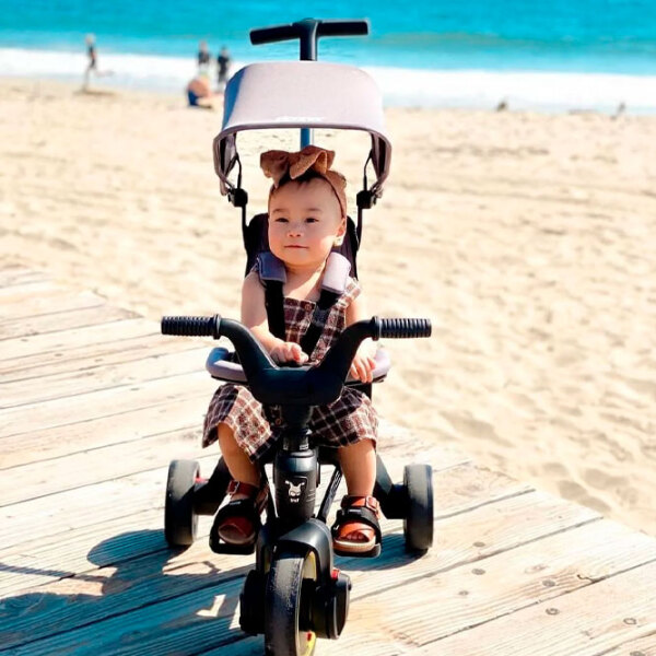 Triciclu Doona Liki Trike S3 Gray Metal/ Pentru copii photo 6