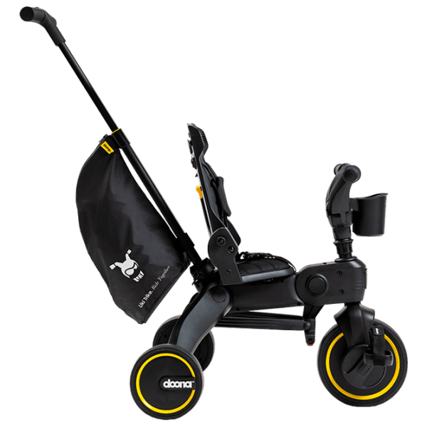 Triciclu Doona Liki Trike Midnight Black Aluminiu/ Pentru copii photo 2