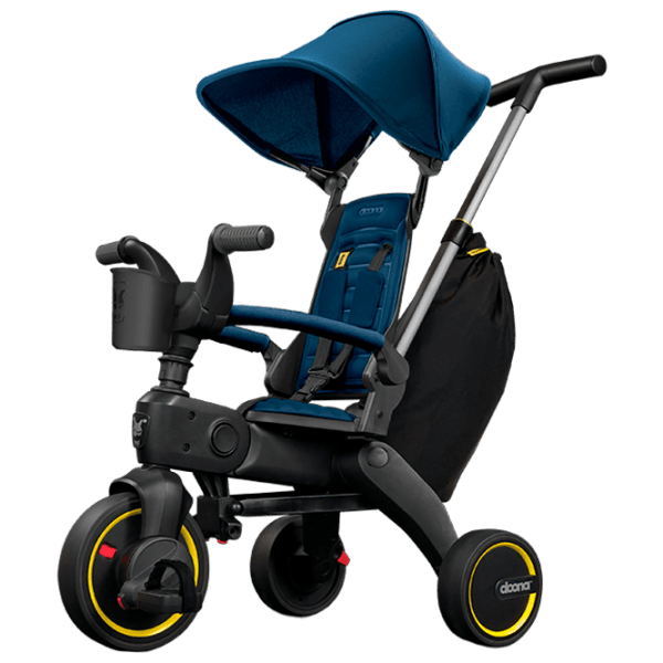 Triciclu Doona Liki Trike S3 Blue Metal/ Pentru copii photo 1