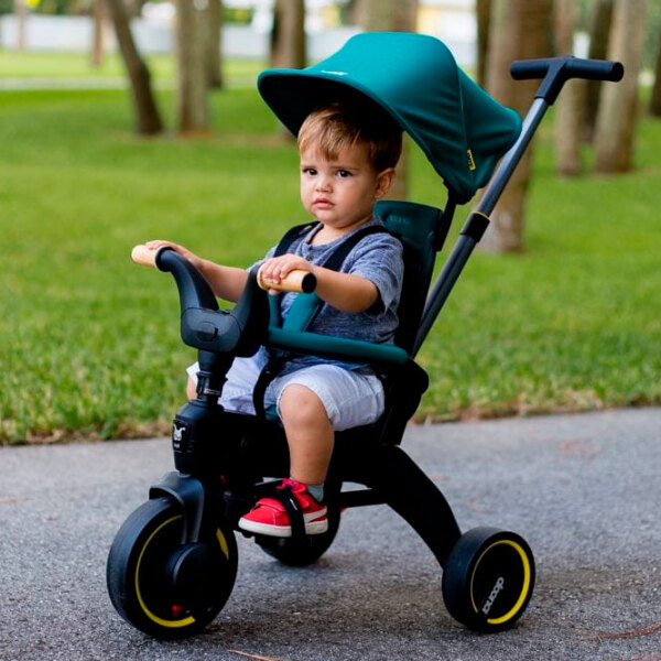 Triciclu Doona Liki Trike S3 Blue Metal/ Pentru copii photo 6