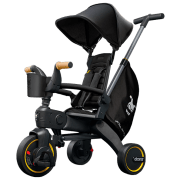 Triciclu Doona Liki Trike S5 Black Metal/ Pentru copii