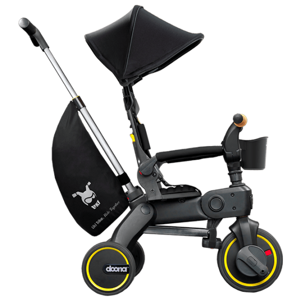 Triciclu Doona Liki Trike S5 Black Metal/ Pentru copii photo 2