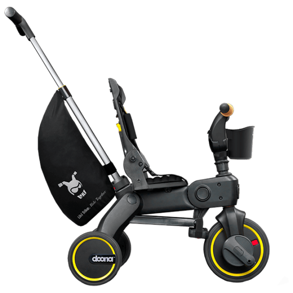 Triciclu Doona Liki Trike S5 Black Metal/ Pentru copii photo 3